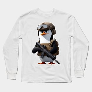 Tactical penguin Long Sleeve T-Shirt